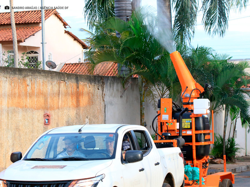 Combate ao mosquito da dengue: Brazlândia e Taguatinga recebem aplicação do fumacê nesta quarta (17)
