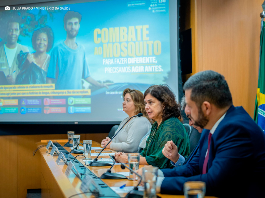 DF apresenta ações de combate à dengue em coletiva do Ministério da Saúde