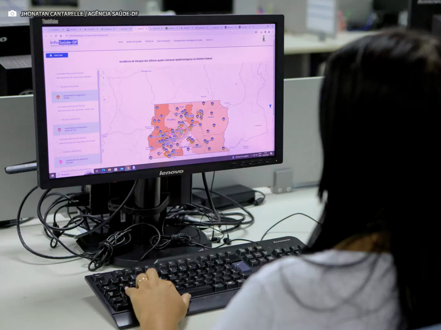 Novo site facilita busca por atendimento a pacientes com dengue no DF