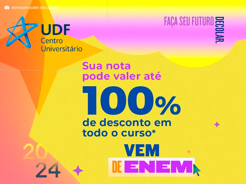 UDF lança o ‘Vem de Enem’, plataforma que facilita a entrada dos estudantes do Distrito Federal no ensino superior