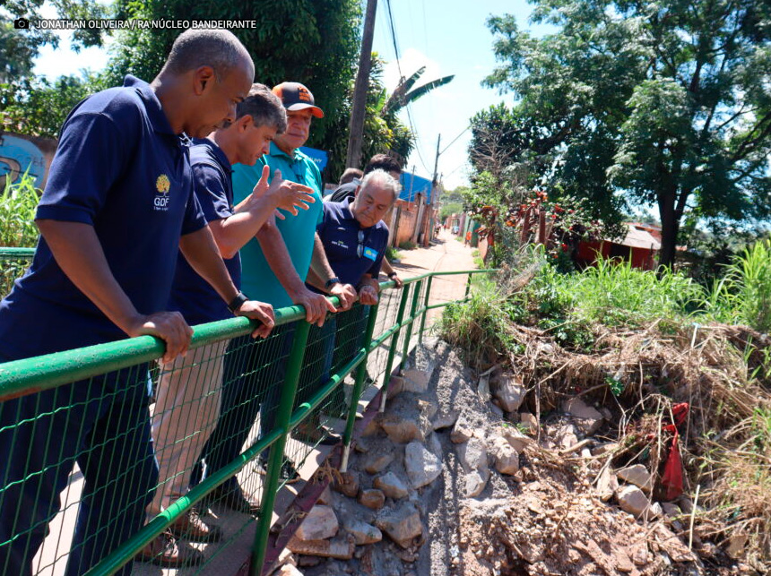 Gestores do GDF acompanham ações emergenciais na Vila Cauhy