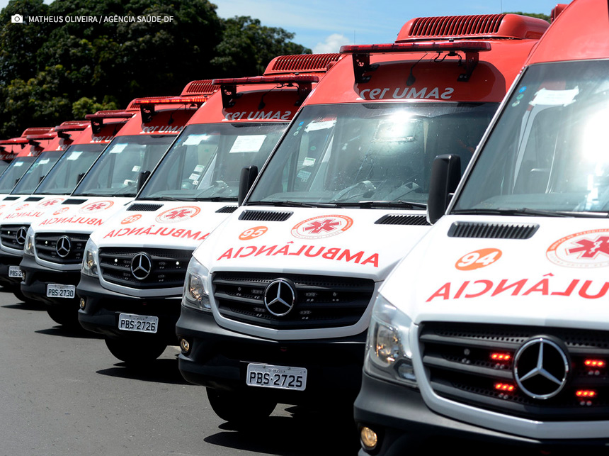 Saúde do DF convoca padioleiros e condutores de ambulância aprovados para mais uma etapa