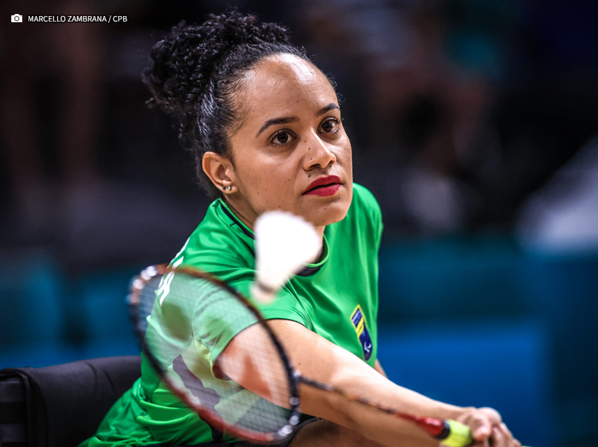 Daniele Souza, aluna do COP de Samambaia disputará o Mundial de Parabadminton na Tailândia