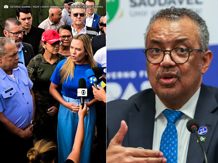 Diretor da OMS ratifica explicações dadas pelo MS e pela vice-governadora, Celina Leão, sobre surtos e epidemias de dengue no país