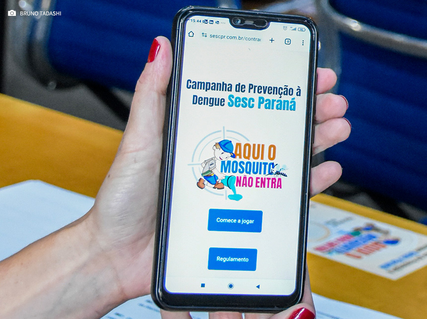 Jogo digital interativo do Sesc PR auxilia no combate à dengue