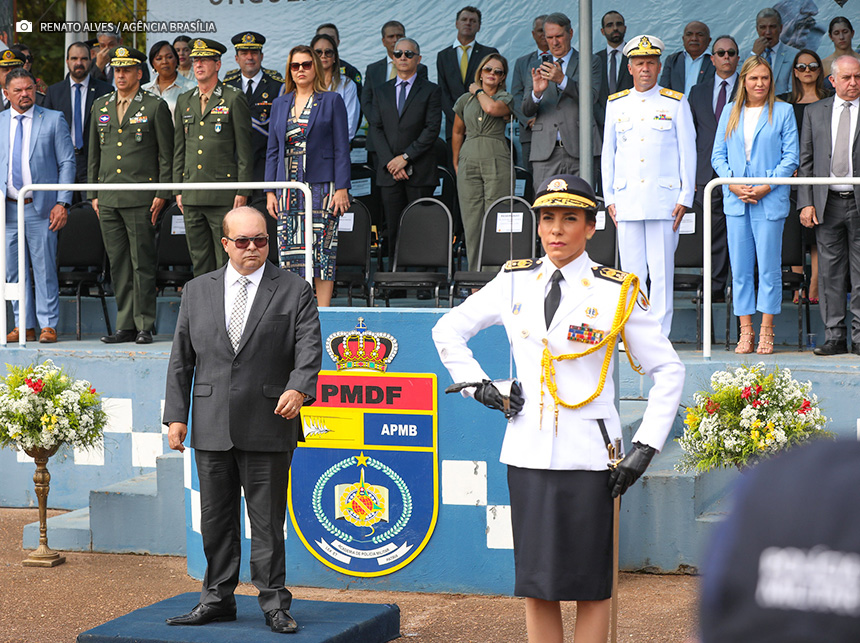 Ana Paula Habka, empossada comandante-geral da PMDF, anuncia saúde mental como prioridade