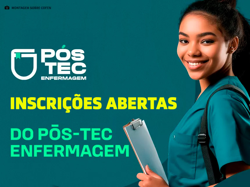 Inscrições para a terceira edição do Pós-Tec Enfermagem estão abertas