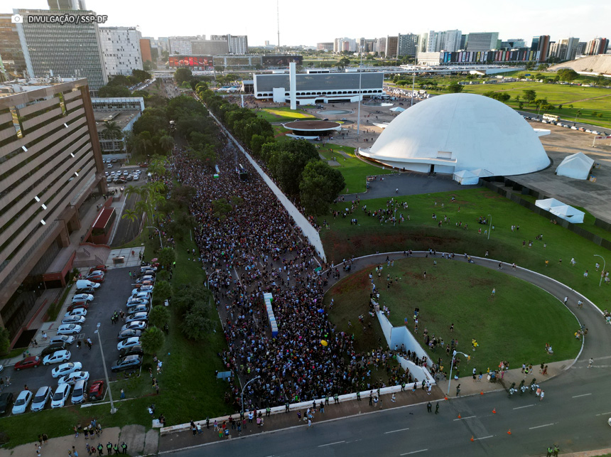 Carnaval do DF tem redução de 23% nos crimes