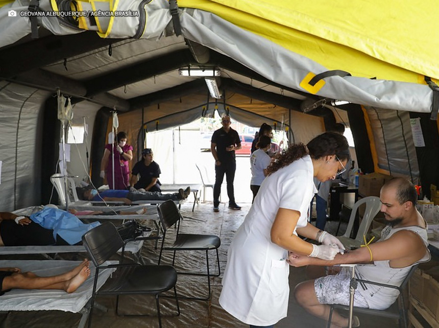 GDF publica chamamento para instalação de 11 novas tendas de hidratação