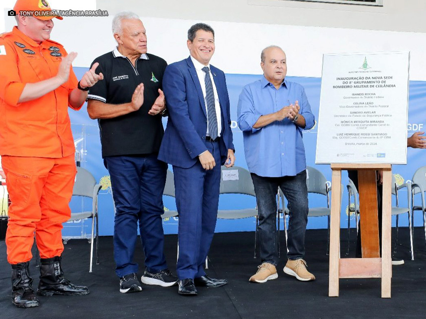 Ibaneis inaugura novas instalações dos Bombeiros em Ceilândia
