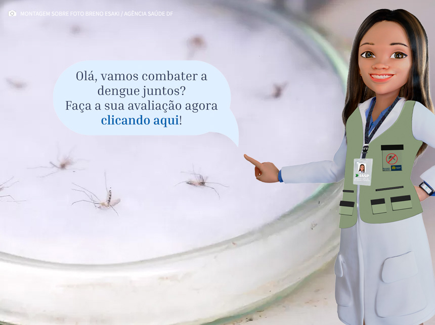 Inteligência artificial deve esclarecer dúvidas da população do DF sobre a dengue