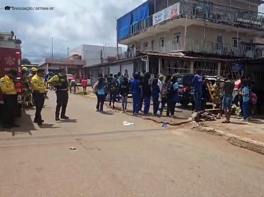 Agentes do Detran contêm homem que agredia mulher e idoso em Ceilândia