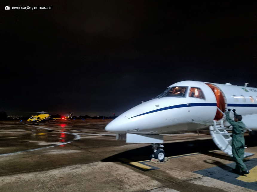 FAB e Detran-DF transportam mais um coração em tempo hábil para transplante no DF