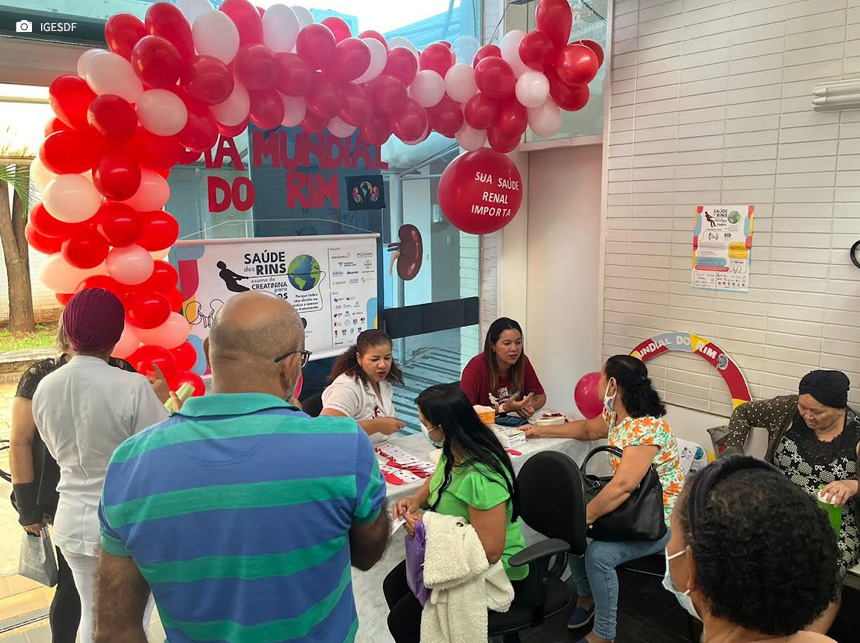 Evento no Hospital de Base celebra o Dia Mundial do Rim