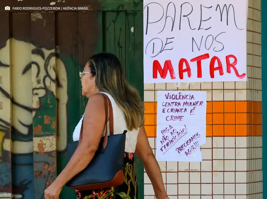 Brasil registra 10,6 mil feminicídios em oito anos