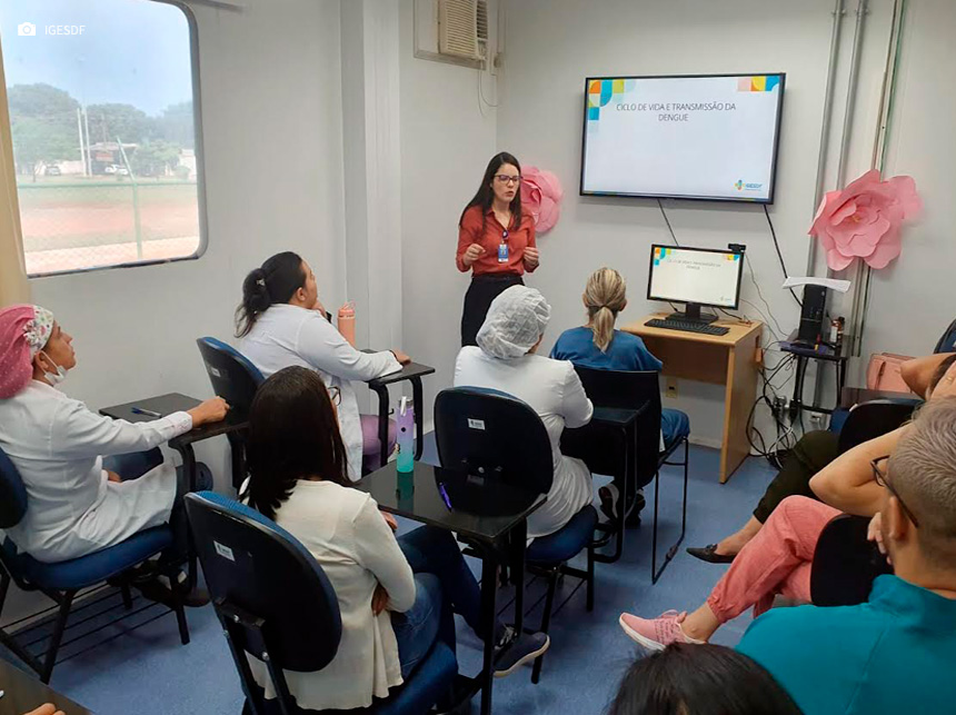 IGESDF promove treinamentos de prevenção e manejo clínico da dengue