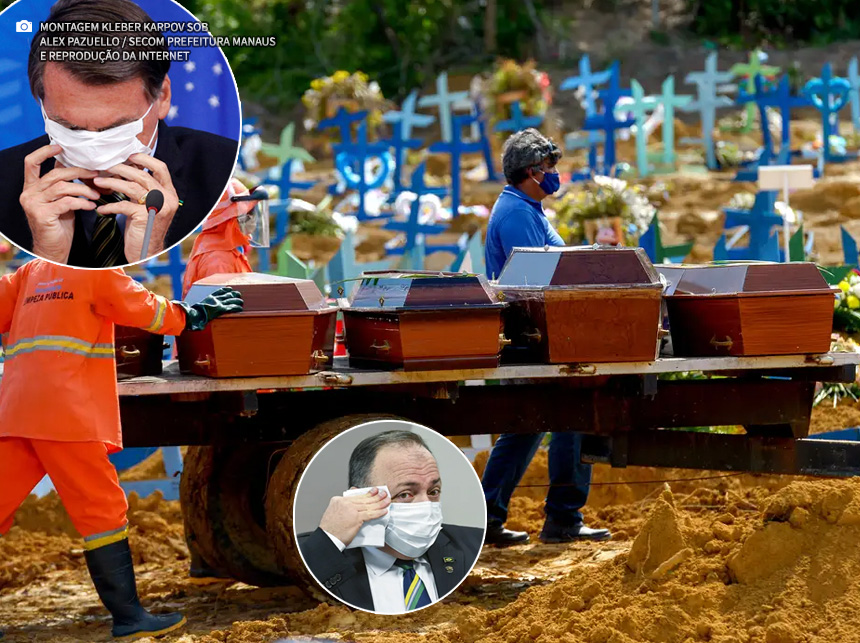 Mourão ratifica crimes de Bolsonaro e Pazuello em relação à Covid?