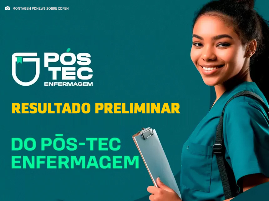 Resultado preliminar do Pós-Tec Enfermagem já está disponível