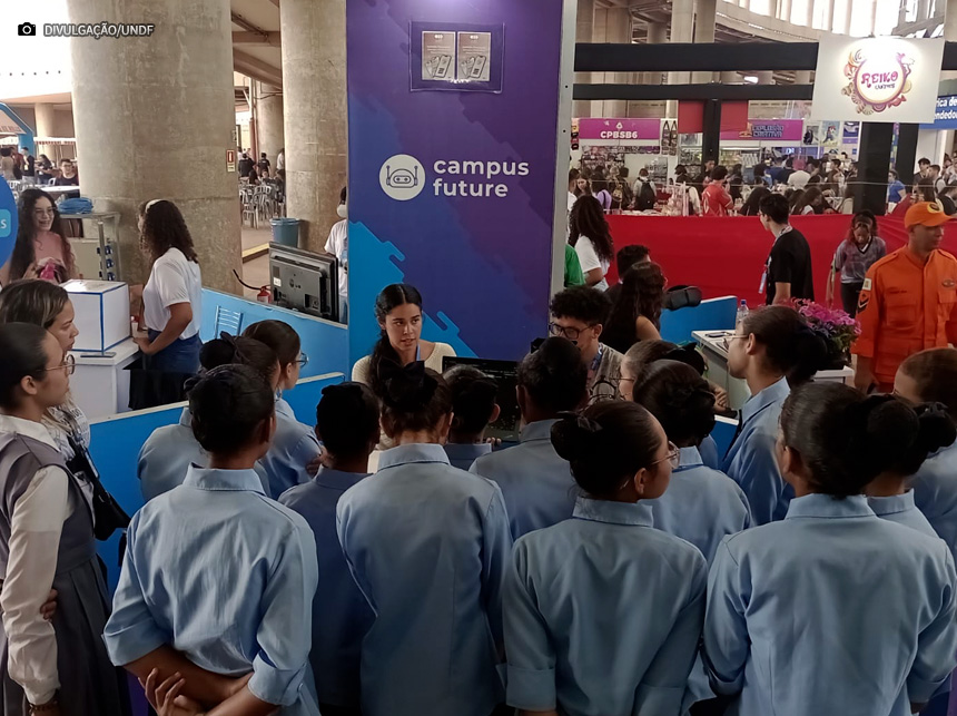 Estudantes da UnDF desenvolvem aplicativo apresentado na Campus Party Brasília