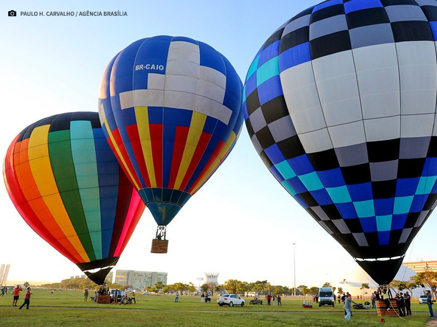 Copa do Brasil de Balonismo enfeitará o céu no aniversário de Brasília