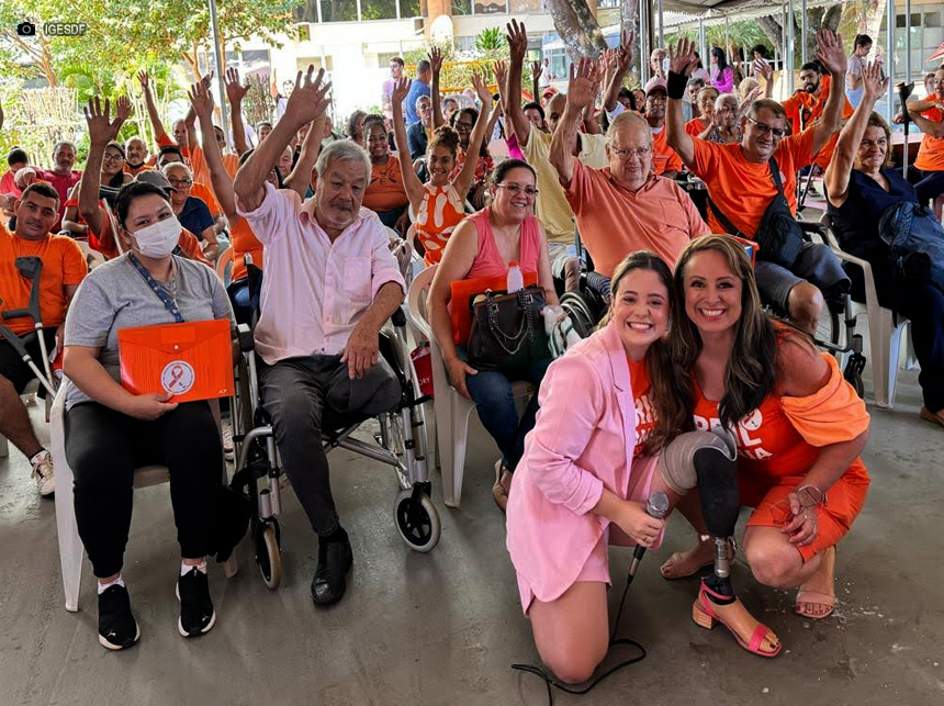 HBDF promove conscientização e prevenção da amputação com a Campanha Abril Laranja