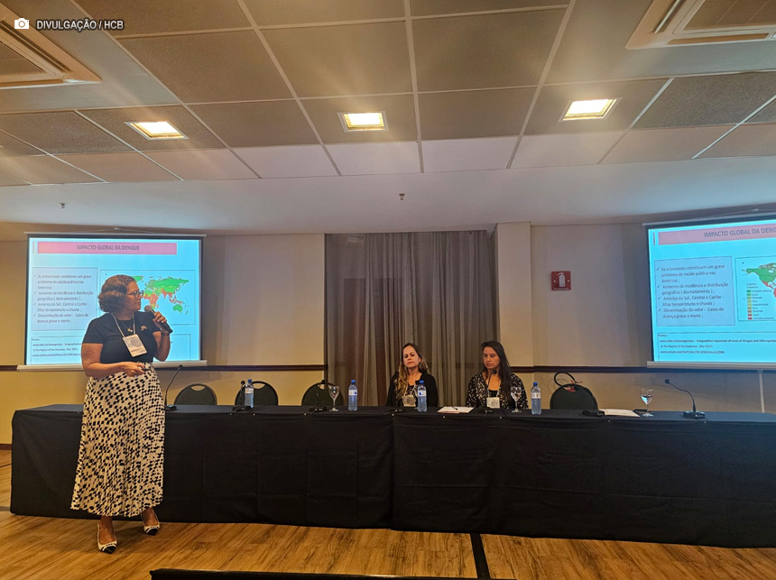 HCB apresenta estudos sobre a vacina da dengue em fórum sobre imunização