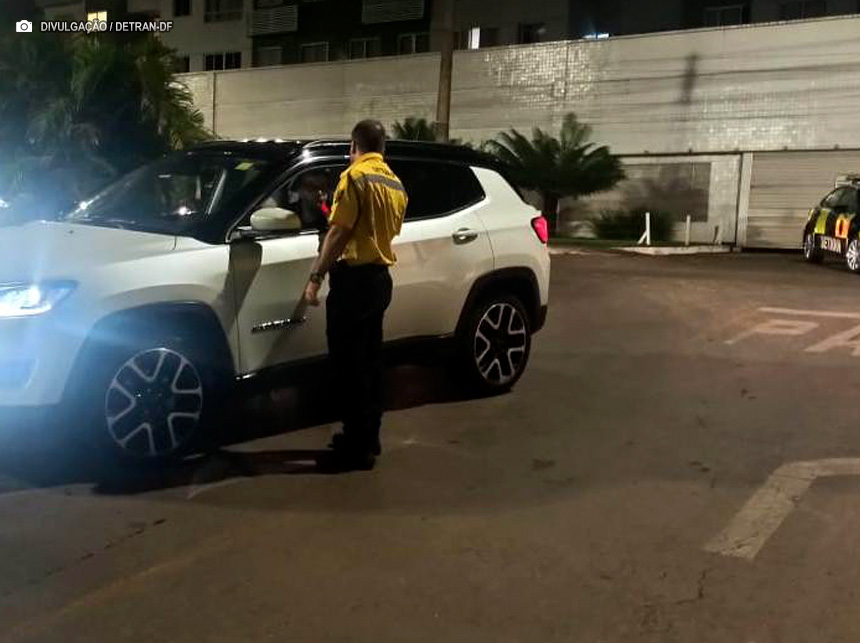 Operação do Detran em Águas Claras flagra 25 condutores embriagados