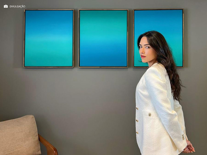 Exposição de Marina Saback leva arte abstrata e dinamismo ao Espaço Cultural Renato Russo