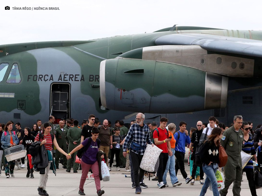 FAB diz estar de prontidão para resgatar brasileiros no Oriente Médio