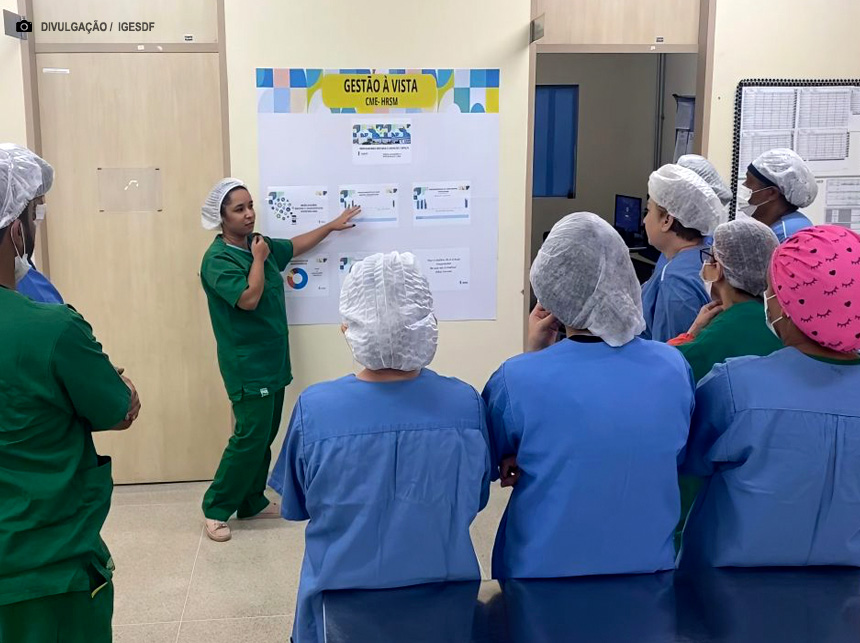 Ferramenta Gestão à Vista é implementada no Hospital Regional de Santa Maria