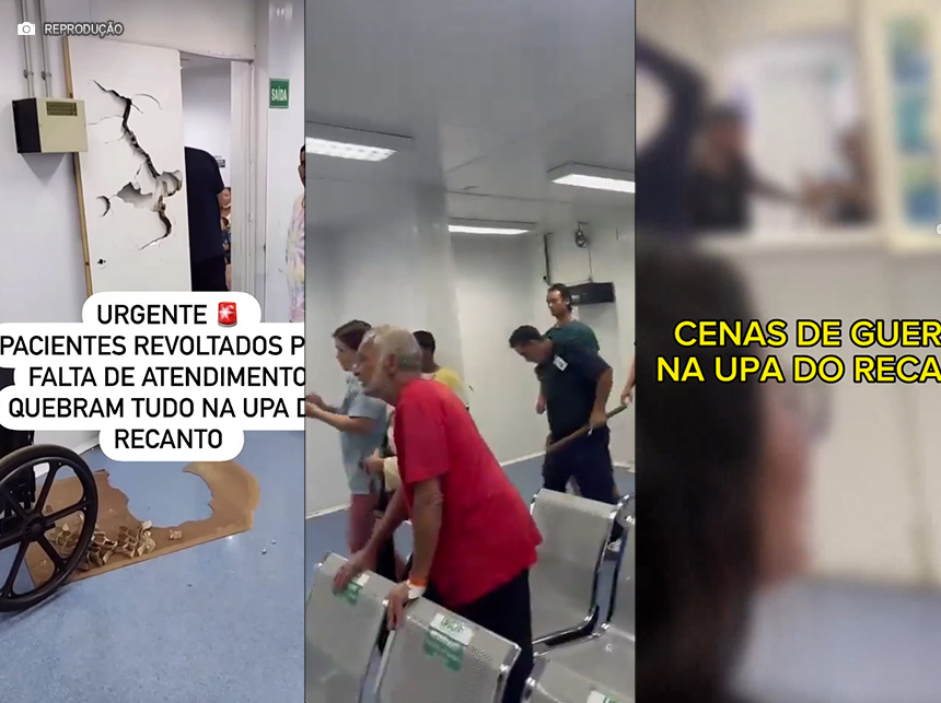 Clima de Terror: UPA Recanto das Emas é alvo de vandalismo e agressões por falta de médicos