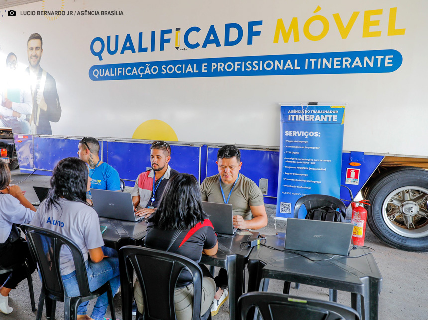 Mais de 800 vagas disponíveis para o programa de capacitação QualificaDF Móvel