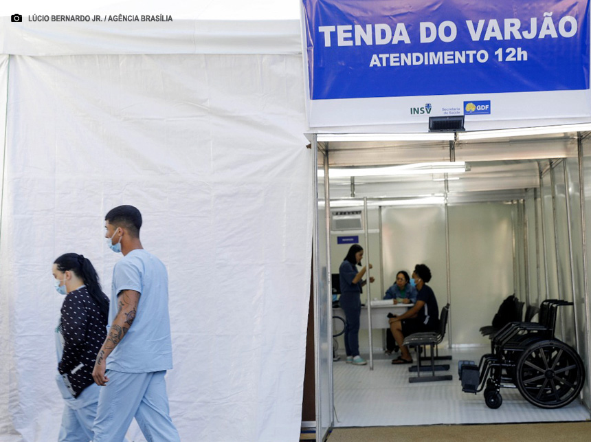 Varjão recebe tenda de acolhimento a pacientes com dengue