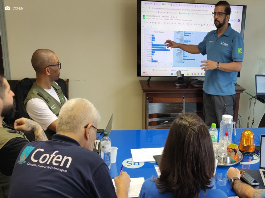 Gabinete de Crise expande ações de apoio à Enfermagem do Rio Grande do Sul e instala Central de Ajuda Humanitária no Coren-SP