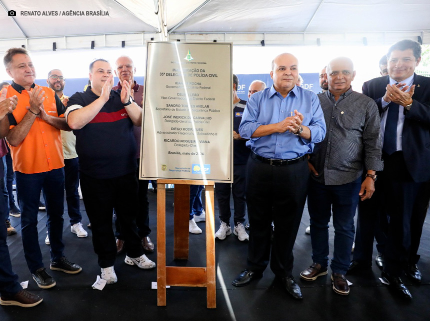 Ibaneis entrega delegacia de polícia em Sobradinho II