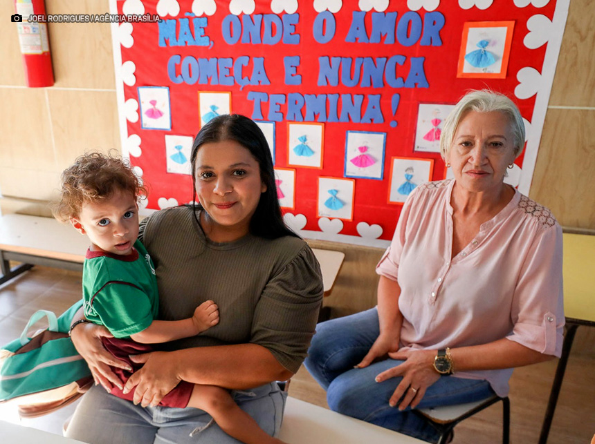Mães contam com apoio do GDF para superar desafios na criação dos filhos