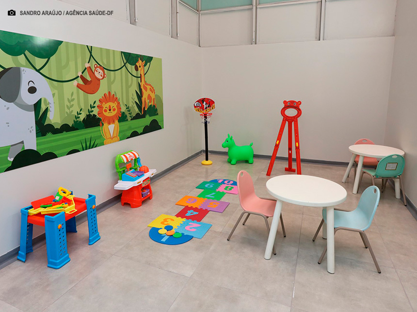 Pediatria do Hospital Regional do Guará conclui revitalização