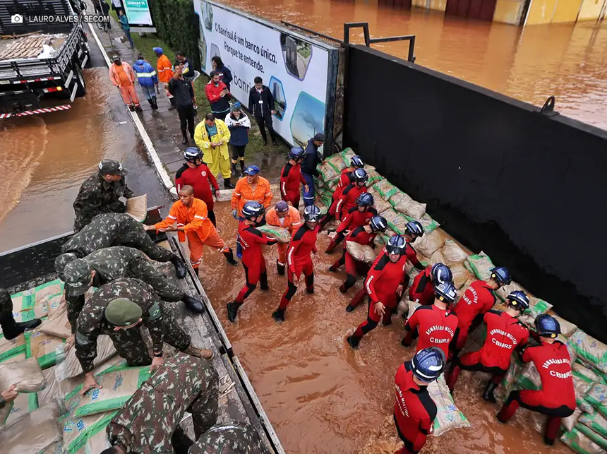 Rio Grande do Sul contabiliza meio milhão de pessoas afetadas pelas chuvas