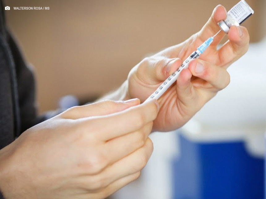 Ministério da Saúde garante estoques de vacinas ao Rio Grande do Sul