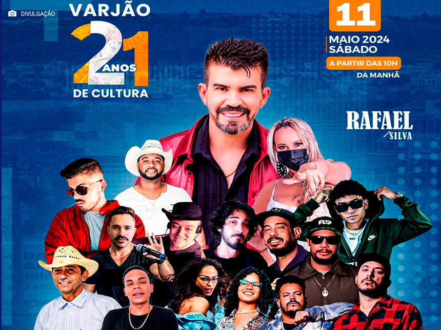 Varjão comemora 21 anos com festa para toda a cidade