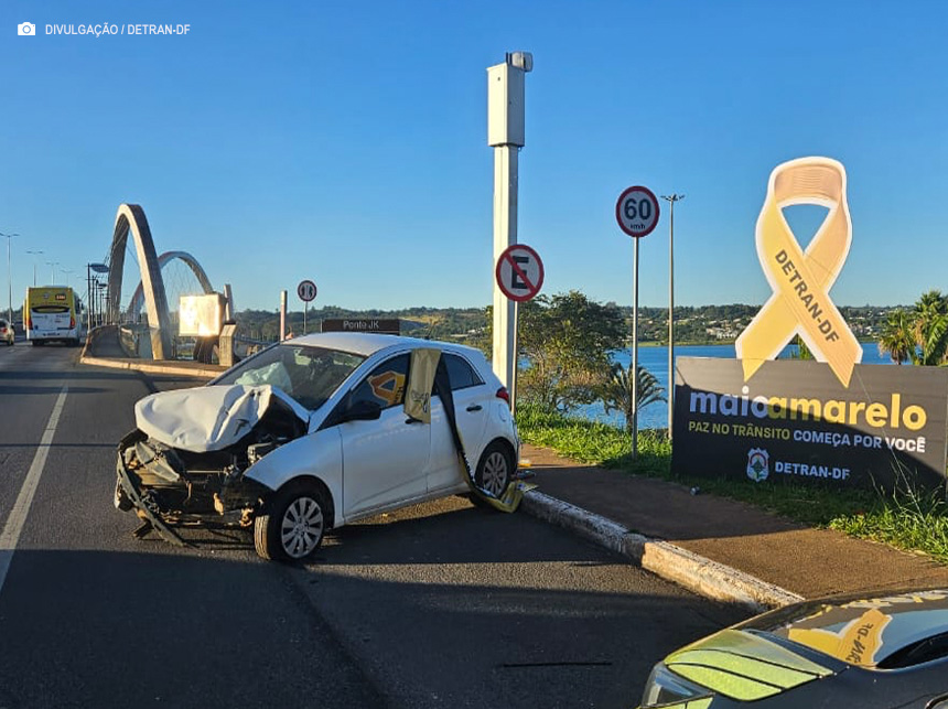 Detran-DF: Exposição de veículos acidentados segue até sexta-feira (10)