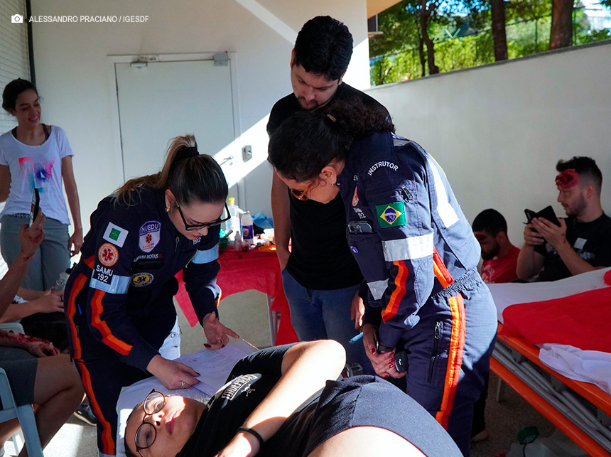 Simulado de Desastre testa preparação do Hospital de Base do DF