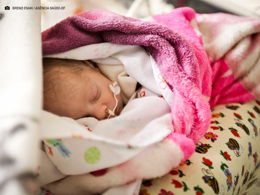 Saúde alerta para importância da vacinação de bebês prematuros