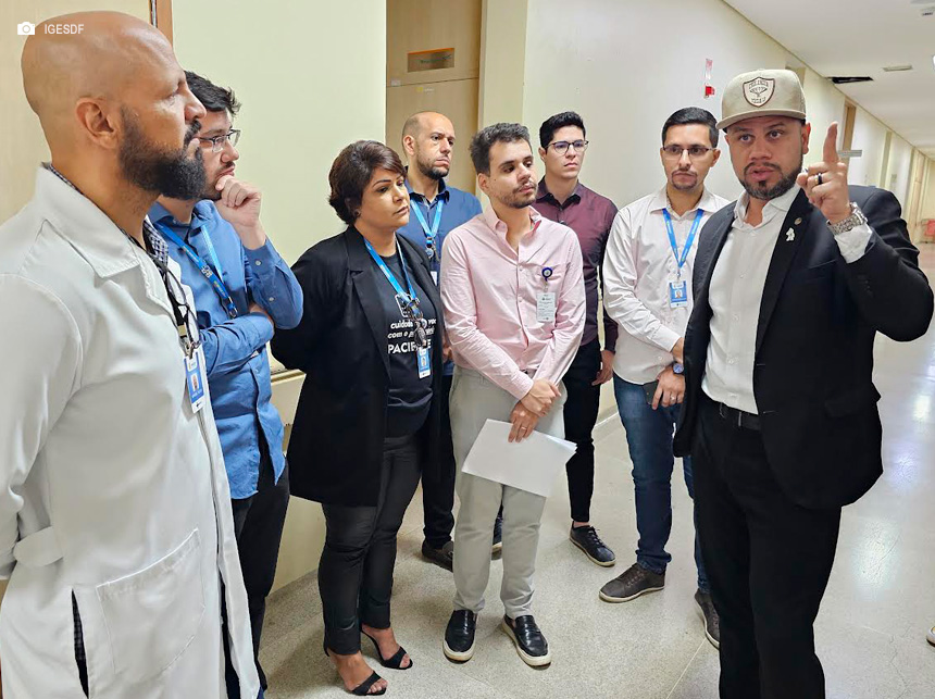 Hospital Regional de Santa Maria recebe visita técnica de deputados distritais