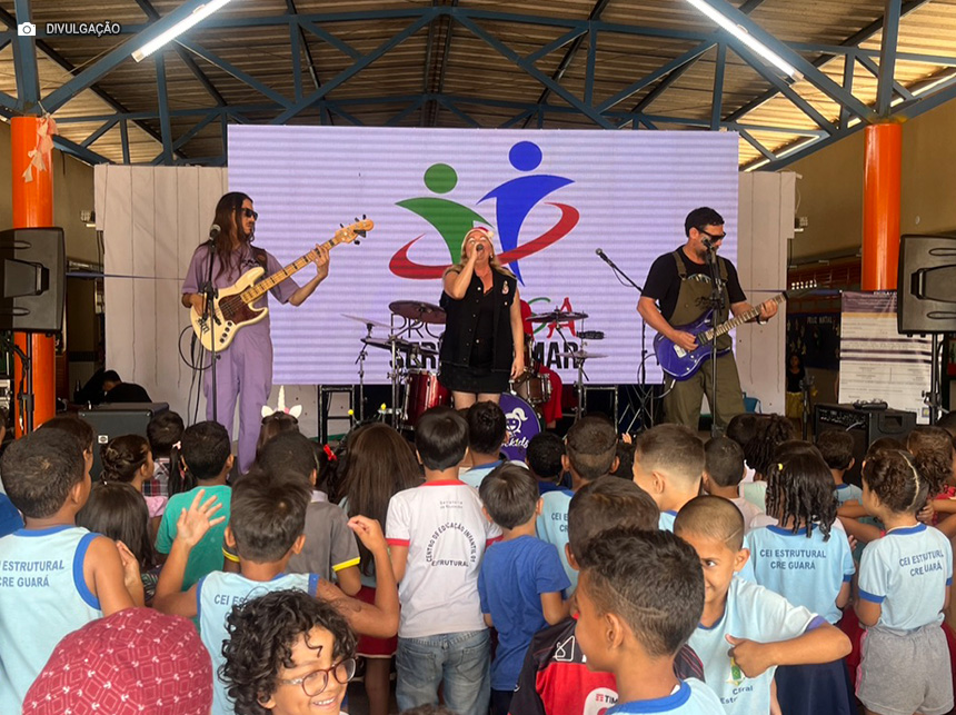Escola + Cultura leva atividades socioculturais às escolas públicas do DF no mês de julho