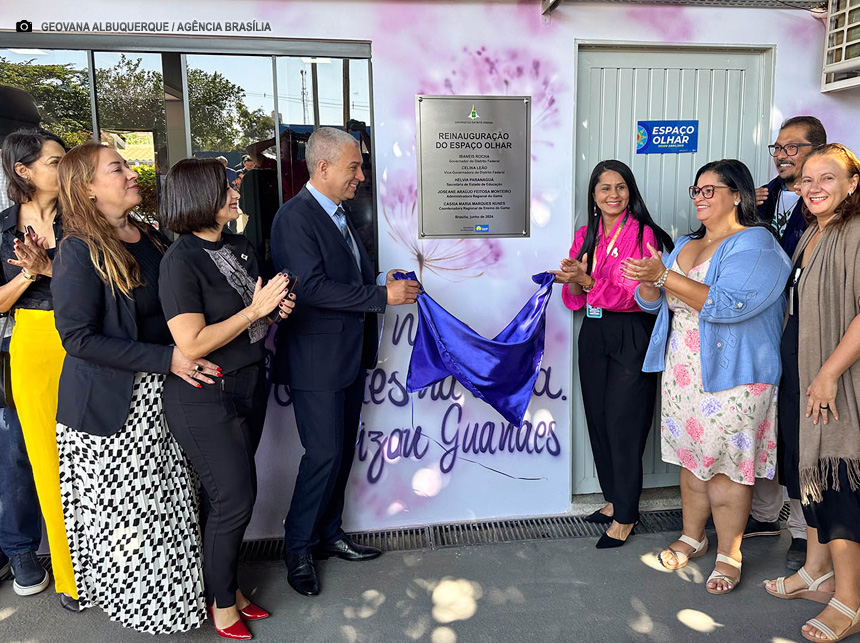 Espaço Olhar: Refúgio de saúde e acolhimento da comunidade escolar do Gama é reinaugurado