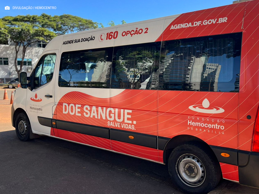 Junho Vermelho: Hemocentro reativa transporte gratuito para doadores no Boulevard Shopping