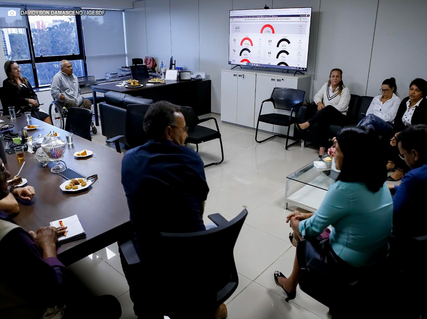 IGESDF apresenta números da gestão para membros dos conselhos regionais de Saúde do DF