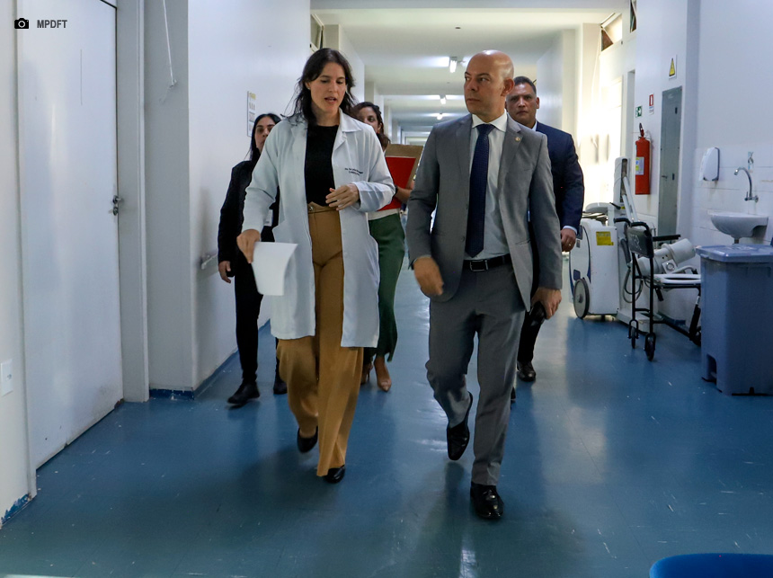 Prosus realiza inspeção na escala de médicos da UTI do Hospital do Gama