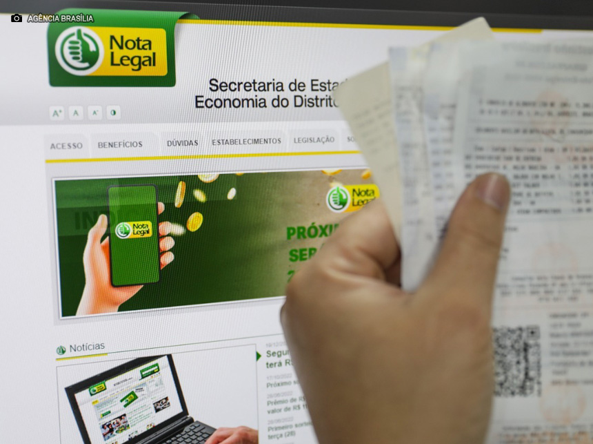 Prazo para indicar créditos do Nota Legal em conta bancária vai até 30 de junho